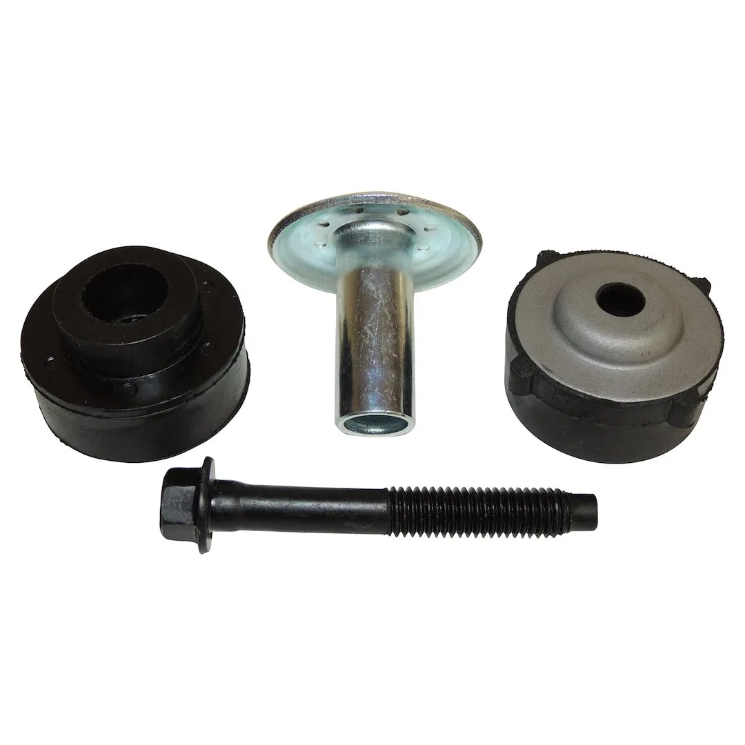 55176180K1 – CROWN AUTO Body Mount Bushings, Rubber Black With 2 Body Mounts/ 1 Body Mount Retainer/ 1 Bolt